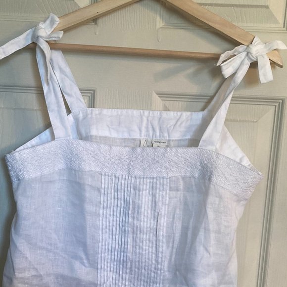 Joie White Linen Top - NWT - Picture 2 of 13